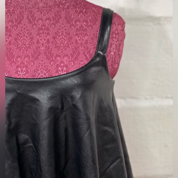 Commando Faux Leather Flowy Bodysuit - Picture 3 of 7